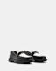 Gibbs Leather Chain Loafers Shoes