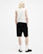 Ora Tallis Linen Blend Slim Fit Shorts