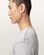 Figure Crew Neck Raw Edge T-Shirt