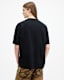 Below Logo Printed Oversized T-Shirt