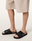 Randal Woven Leather Sandals