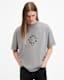 Fraktur Logo Print Oversized T-Shirt