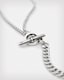 Dino 2-In-1 Chain Sterling Silver Necklace