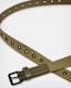 Jesse Webbing Leather Belt