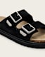 Randal Buckled Suede Sandals