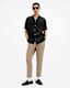 Tallis Slim Fit Cropped Tapered Trousers