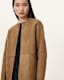 Selby 2-In-1 Reversible Suede Mac Coat