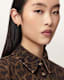 Nancy Leopard Print Denim Shirt