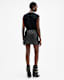 Ottie Quilted Leather Mini Skirt