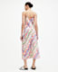 Bryony Rainbow Print Midi Slip Dress
