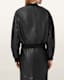 Orten Leather Bomber Jacket