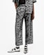 Jemi Leopard Print Metallic Trousers