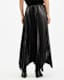 Phia Metallic Asymmetric Maxi Skirt