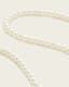 Pearl Carabiner Clasp Necklace