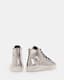 Tana Metallic Leather High Top Trainers