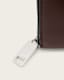 Lena Hex Zip Up Leather Wallet