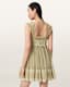 Angela Gathered Frill Mini Dress