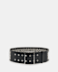 Meredith Studded Wide Leather Belt