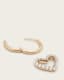 Vida Heart Beaded Hoop Earrings