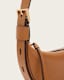 Half Moon Leather Crossbody Bag