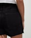 Hailey High-Rise Denim Raw Hem Shorts