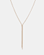 Snake Bolo Gold-Tone Necklace