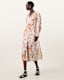 Taylen Floral Print Midi Dress