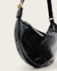 Half Moon Leather Shoulder Bag