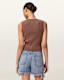 Cruz Ribbed Knitted Waistcoat