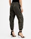 Freda Leopard Print Denim Cargo Trousers
