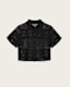 Kyra Crochet Cropped Polo