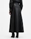 Giana Leather Maxi Skirt