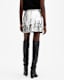 Aisha Metallic Tassel Mini Skirt