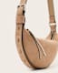 Half Moon Suede Crossbody Bag