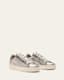 Shana Low Top Metallic Leather Trainers