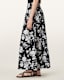 Levy Floral Midi Skirt