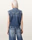 Mav Studded Denim Waistcoat