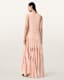 Dorina Sleeveless Ruched Maxi Dress