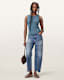 Katarina Boat Neck Slim Fit Tank Top