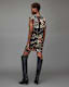 Hali Gene Butterfly Print Mini Dress