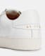 Sheer Round Toe Leather Trainers