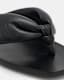 Loop Knotted Leather Sandals