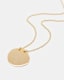 Helini Gold-Tone Crest Necklace