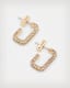 Dara Pave Gold-Tone Hoop Earrings