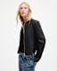 Sadler Slim Fit Leather Jacket