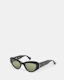 Calypso Bevelled Cat Eye Sunglasses