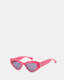 Calypso Bevelled Cat Eye Sunglasses