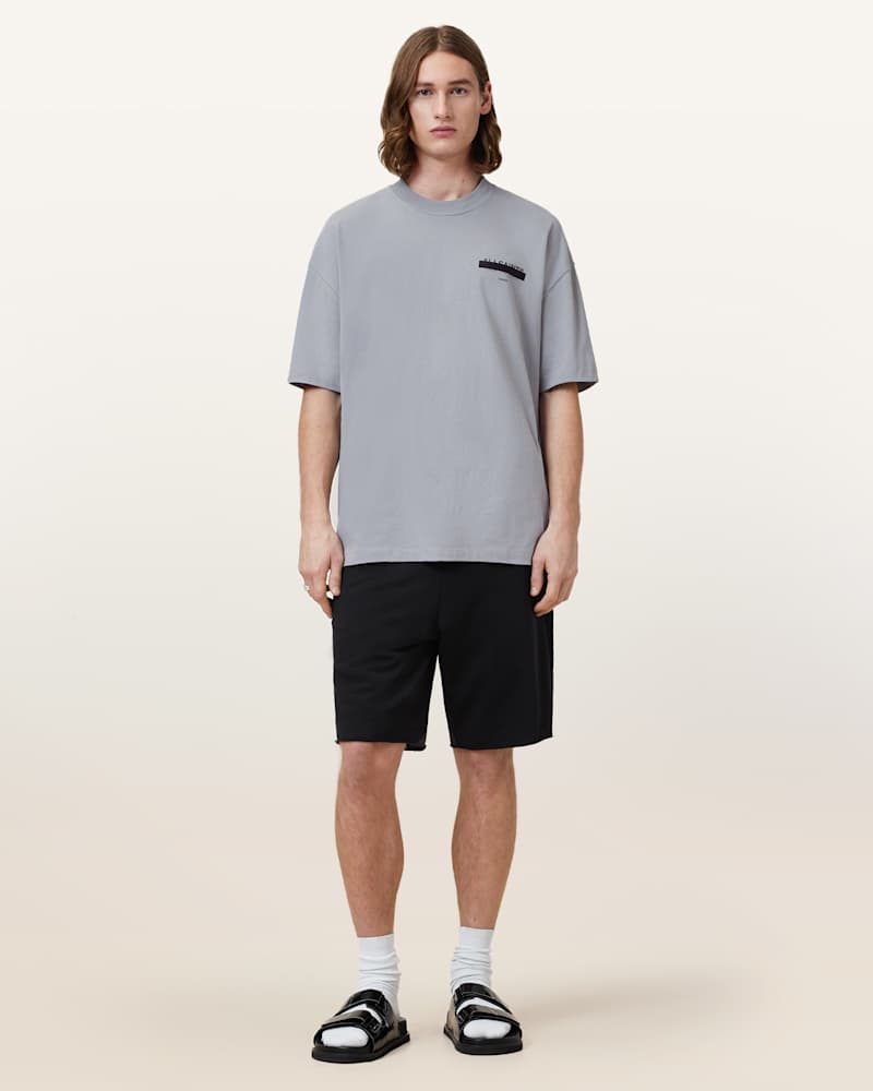 Redact Oversized Embroidered Logo T-Shirt