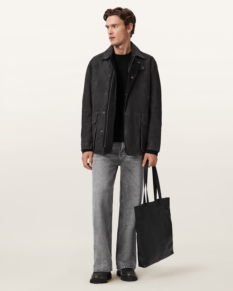 Bolton Waxed Suede Coat