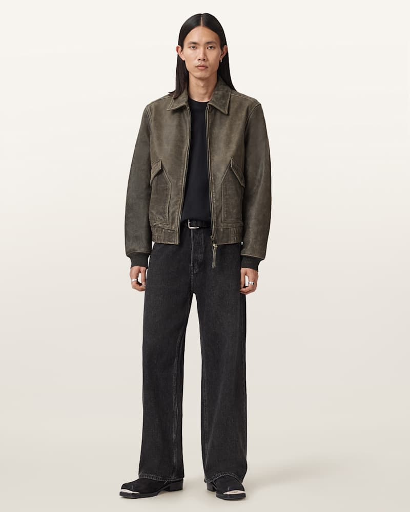 Marland Aviator Leather Jacket